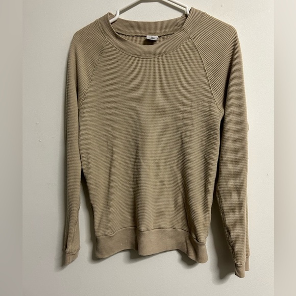 TNA Brown Waffleknit Long Sleeve Shirt - Picture 1 of 3